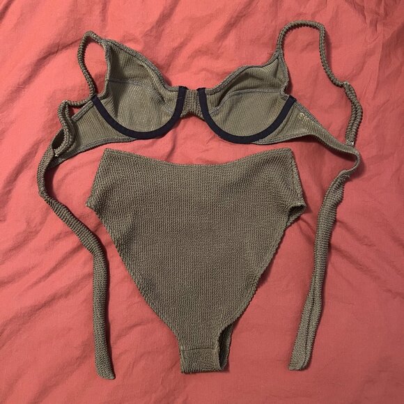 Skatie Olive Green Bikini Set - Picture 2 of 5